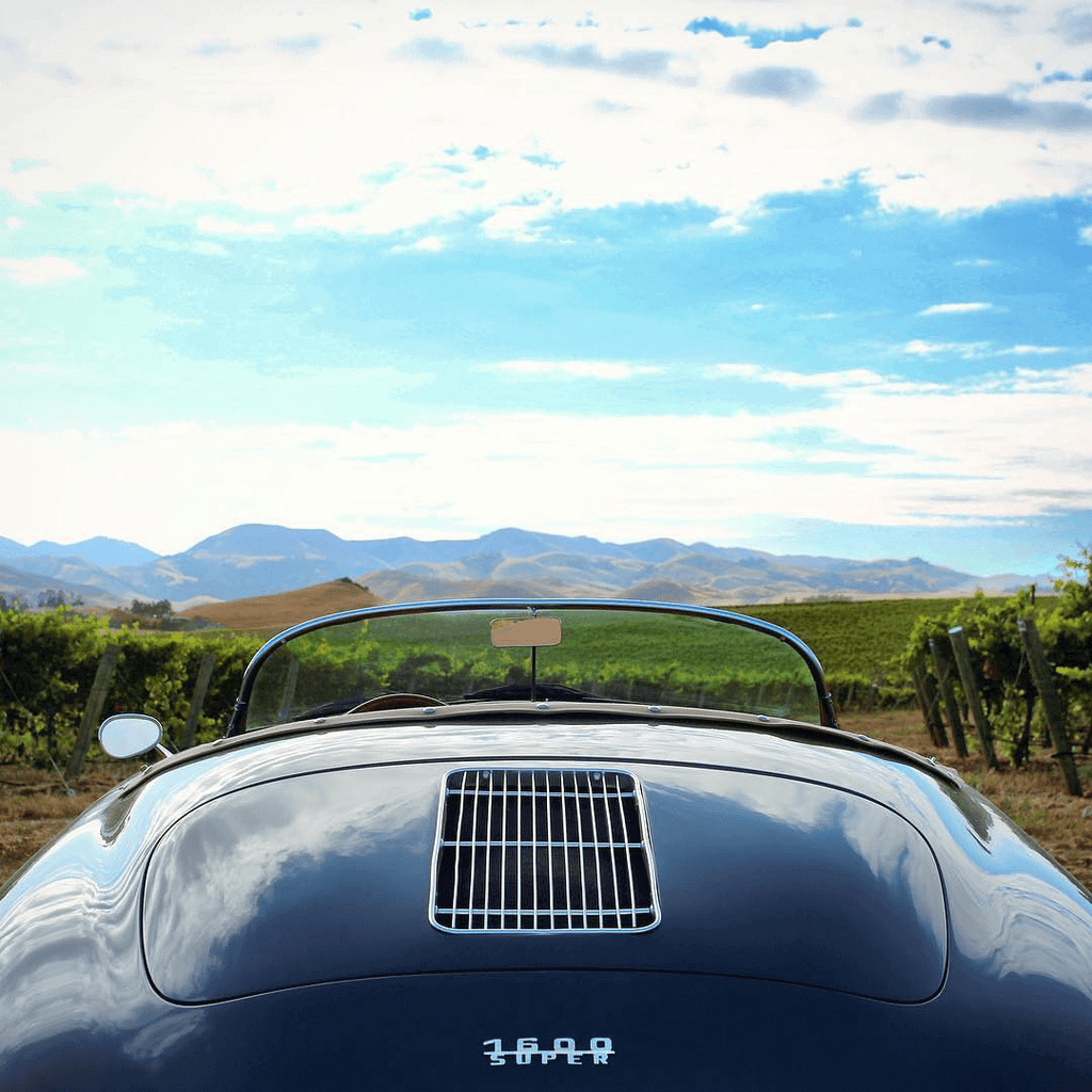 Car driving through Edna Valley