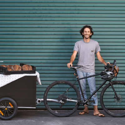 Sam with Bread Bike